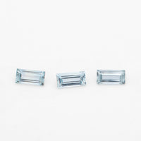 4x2 to 5x2.5mm Light Denim Montana Sapphire Baguettes