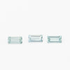 4x2 to 5x2.5mm Light Teal Montana Sapphire Baguettes