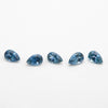 3x2 to 4x2.5mm Dark Blue Montana Sapphire Pears