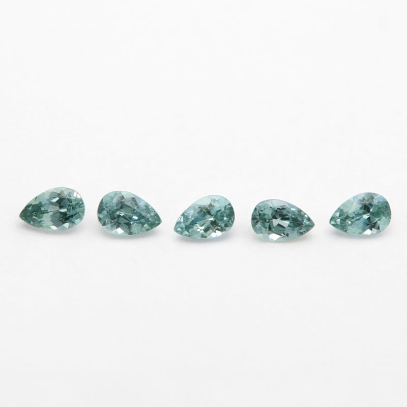 3x2mm Dark Teal Montana Sapphire Pears