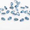 3x2 to 4x2.5mm Medium Blue Montana Sapphire Pears