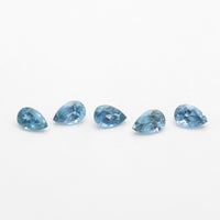 3x2 to 4x2.5mm Medium Blue Montana Sapphire Pears