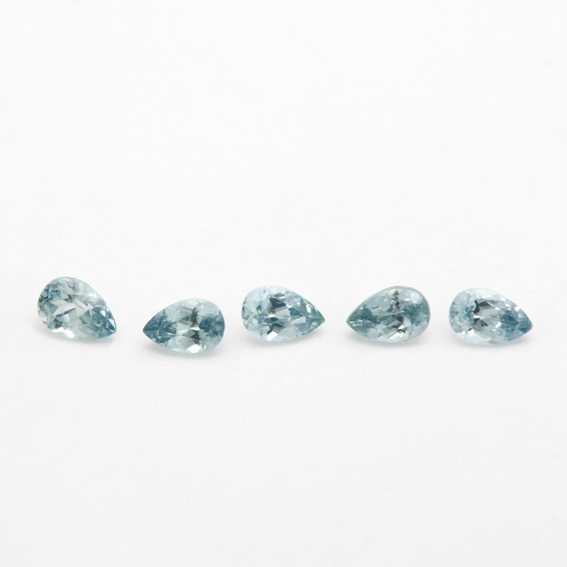 3x2 to 4x2.5mm Medium Denim Montana Sapphire Pears