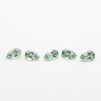 3x2 to 4x2.5mm Medium Green Montana Sapphire Pears