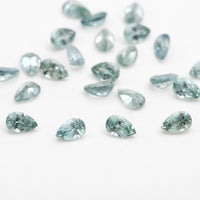 3x2 to 4x2.5mm Medium Teal Montana Sapphire Pears