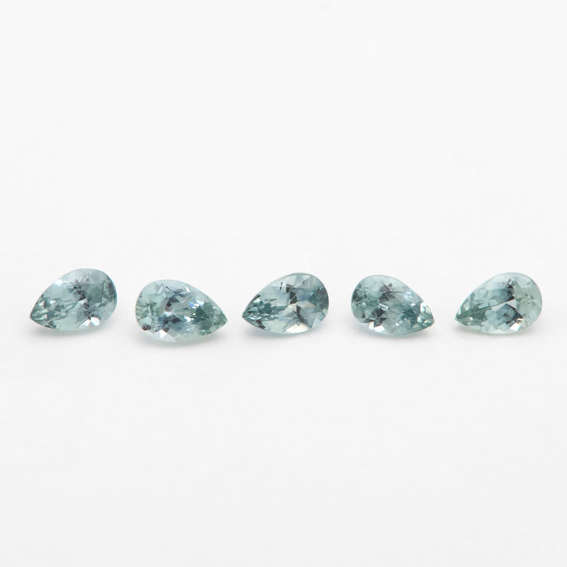 3x2 to 4x2.5mm Medium Teal Montana Sapphire Pears