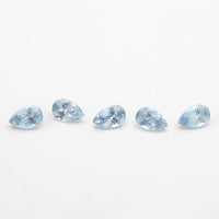 3x2 to 4x2.5mm Light Blue Montana Sapphire Pears