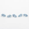 3x2 to 4x2.5mm Light Blue Montana Sapphire Pears