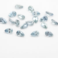 3x2 to 4x2.5mm Light Denim Montana Sapphire Pears