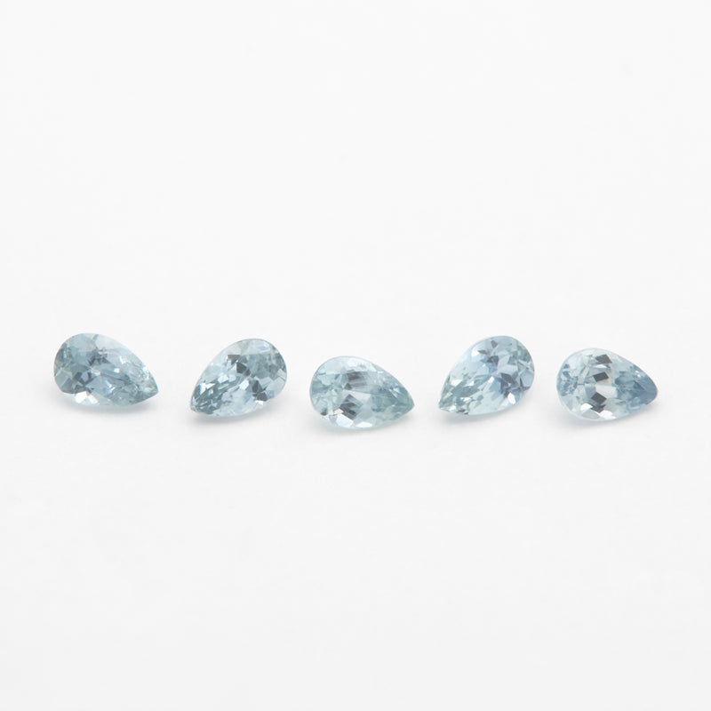 3x2 to 4x2.5mm Light Denim Montana Sapphire Pears