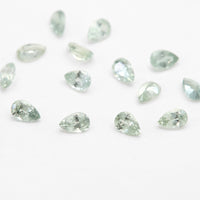 3x2 to 4x2.5mm Light Green Montana Sapphire Pears