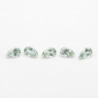 3x2 to 4x2.5mm Light Green Montana Sapphire Pears