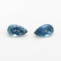 5x3 to 6x4mm Medium Blue Montana Sapphire Pears