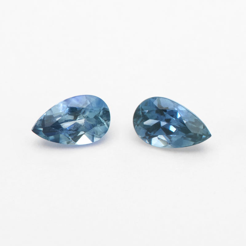 5x3 to 6x4mm Medium Blue Montana Sapphire Pears