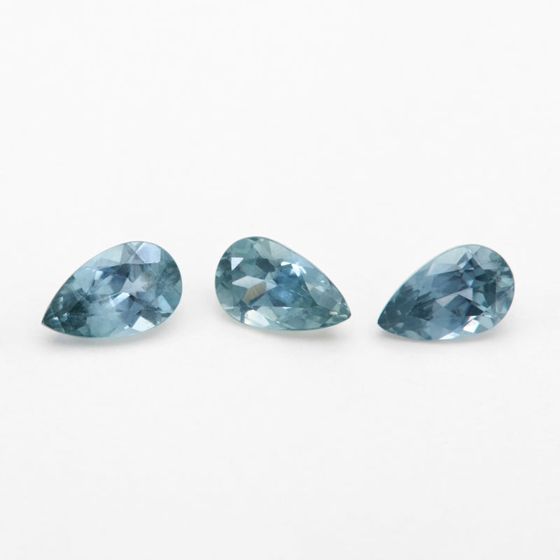 5x3 to 6x4mm Medium Denim Montana Sapphire Pears