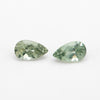 5x3 to 6x4mm Medium Green Montana Sapphire Pears