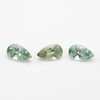 5x3 to 6x4mm Medium Green Montana Sapphire Pears