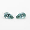 5x3 to 6x4mm Medium Teal Montana Sapphire Pears
