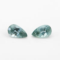 5x3 to 6x4mm Medium Teal Montana Sapphire Pears