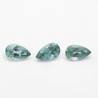 5x3 to 6x4mm Medium Teal Montana Sapphire Pears