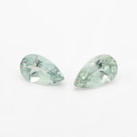 5x3 to 6x4mm Light Green Montana Sapphire Pears