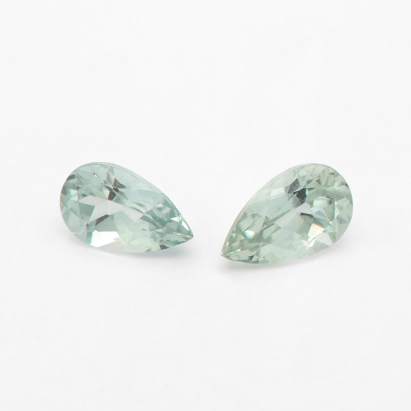 5x3 to 6x4mm Light Green Montana Sapphire Pears