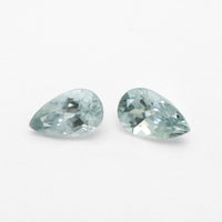 5x3 to 6x4mm Light Teal Montana Sapphire Pears