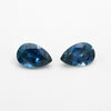 5x3 to 6x4mm Dark Blue Montana Sapphire Pears
