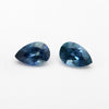 5x3 to 6x4mm Dark Blue Montana Sapphire Pears
