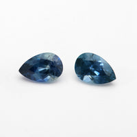 5x3 to 6x4mm Dark Blue Montana Sapphire Pears
