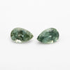 5x3 to 6x4mm Dark Green Montana Sapphire Pears