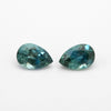 5x3 to 6x4mm Dark Teal Montana Sapphire Pears