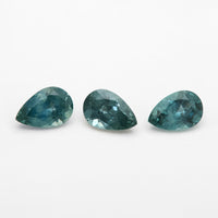 5x3 to 6x4mm Dark Teal Montana Sapphire Pears