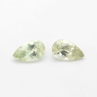 5x3 to 6x4mm Light Yellow Montana Sapphire Pears