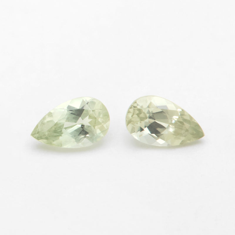 5x3 to 6x4mm Light Yellow Montana Sapphire Pears