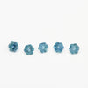 3 to 3.5mm Dark Denim Montana Sapphire Hexagons