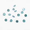 3 to 3.5mm Dark Teal Montana Sapphire Hexagons