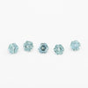 3 to 3.5mm Medium Teal Montana Sapphire Hexagons