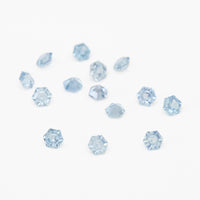 3 to 3.5mm Light Blue Montana Sapphire Hexagons