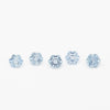 3 to 3.5mm Light Blue Montana Sapphire Hexagons