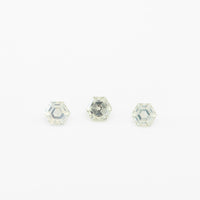 3 to 3.5mm Light Yellow Montana Sapphire Hexagons