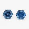 4mm Dark Blue Montana Sapphire Hexagons