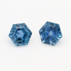 4mm Dark Blue Montana Sapphire Hexagons