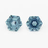 4 to 4.5mm Dark Denim Montana Sapphire Hexagons