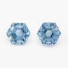 4 to 5.5mm Medium Blue Montana Sapphire Hexagons