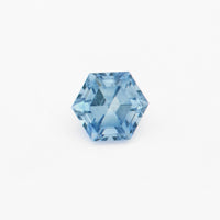 4 to 5.5mm Medium Blue Montana Sapphire Hexagons