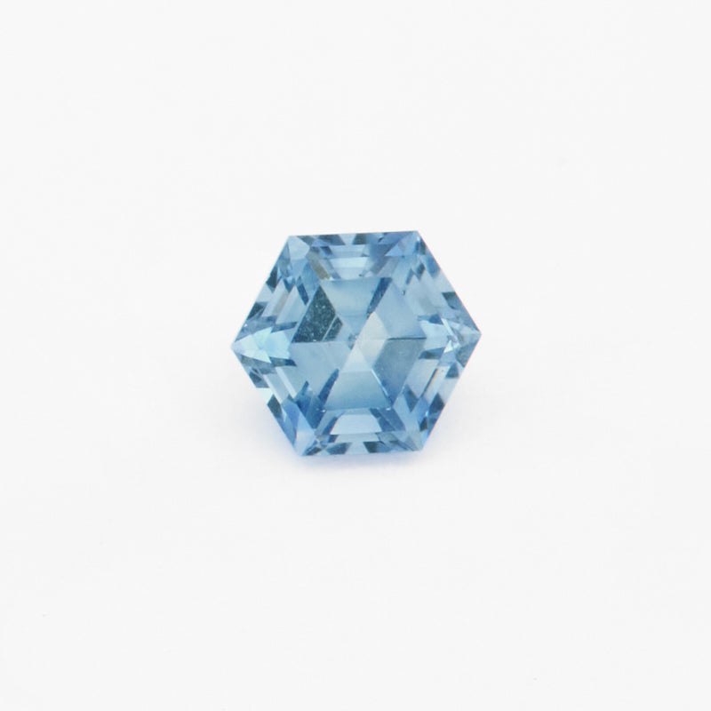 4 to 5.5mm Medium Blue Montana Sapphire Hexagons
