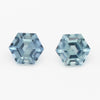4 to 4.5mm Medium Denim Montana Sapphire Hexagons