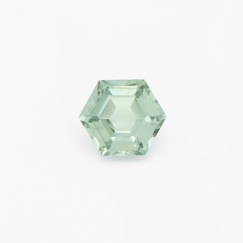 4 to 5mm Medium Green Montana Sapphire Hexagons