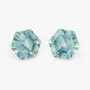 4 to 5.5mm Medium Teal Montana Sapphire Hexagons